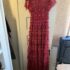 Kate Spade N.Y, Rose Peplum Midi Dress Sz 12 NWT Pink/Red,
