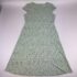 Gap Gray Ribbed Short Sleeve Midi Dress Size Large Soft Cozy Casual