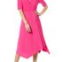 Antonio Melani Eliana L Square Neck Linen Blend Citrus Orange Dress NWT 1388
