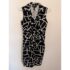 HoodLamb Women’s Black Fitted Back Strap Hemp Mini Dress 420 NWT
