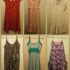 NWT LuLaRoe Medium Navy Blue Royal Blue & White Tie Dye Carly Swing Dress