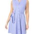 Back Zipper Wrap Hip Dress Shiny PVC High Neck Dress Front Zips Mistress Costume