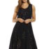 Wild Fable Fit & Flare Tube Dress Women Sz Med Black
