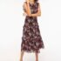 Watters & Watters Size 8? Metallic Gold Faux Wrap Coat Dress Sash