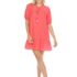Briggs Ladies’ Ruffle V-Neck Linen Blend Dress