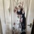 Mystic Los Angeles Dress Woman’s Small Gray Lace Cutout Mini Romantic Sexy