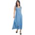 Jostar, Travel Knit Dress, long A-Line,s/s, Stretchy NO-IRON poly/span.  442