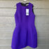 Eileen Fisher Turtle Neck Long Sleeve Organic Cotton Blend Dress Size: XL