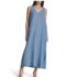 ZARA NWT WOMAN SS25 COMBINED DRAPED MIDI DRESS CHOCOLATE | 3067/261 SIZE S