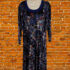 Banana Republic Womens Gray V Neck Midi Cocktail Sheath Dress Size 12 Office