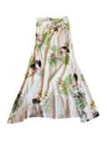 Hawaii Hangover Strapless Floral Dress Tropical Print Flowy Vacation Size Medium