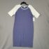 Fresh Produce xlarge blue fin sunrise Cotton Flounce V Neck Dress $68 NWT new xl