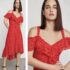 Vestido Moda Colombiana Cereza