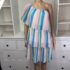 Vintage Lois Snyder Dani Max Petite 14P Sleeveless Dress Red Sheath 90s Y2K LRD