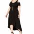 Natural Life Drew Floral Boho Maxi Shirt Dress L/XL Rust Brown Cotton Modest