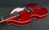 HOFNER HI-459-PE-RD IGNITION SERIES 6 STRING VIOLIN GUITAR  RED  B STOCK