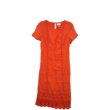 Old Navy Embroidered Cotton Scallopped Hem Midi Dress – Women’s  Size S