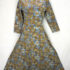 R & M Richards Women’s 14W  Royal Blue Shift Dress  Beaded Empire Waist & Collar