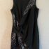 B. Darlin Dress Junior 7/8 Red V-Neck Sheer sleeve Flare Cruise Ruffle $78