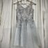 Dress The Population Womens Bella One Shoulder Sequin Gown Pink Champagne Small