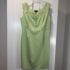 Tahari Arthur S Levine Dress Green Cocktail Party Cotton Blend Women’s Size 12