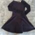 WOMEN DARK BLUE AND WHITE FASHION COTTON WITH GEPUR DRESS