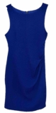 Bisou Bisou Dress Women Size 12 Blue Sleeveless Ruched BodyCon Boat neck New