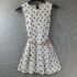 ShopWe Stevie Floral Maxi Chiffon Lotus Leaf Collar Dress Size Small