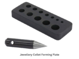 Jewellery Collet Forming Plate 3–19mm 17° Punch Hole Bezel Setting Tool