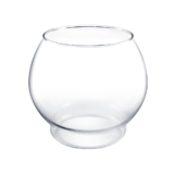 GoldFish Betta Round Bowl Tank Container Water Glass Tank Aquarium 1/2, 1 Gallon