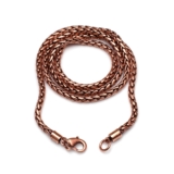 100% Pure  Oxidize  Copper Wheat  Viking jewelry  Copper Chain Necklace RJ-001