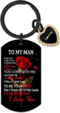 Stocking Stuffers for Husband Boyfriend to My Man Mens Gifts for Christmas Keych