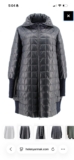Helen Yarmak Women’s Black Lamb Skin Hooded Puffer Coat Insulated Full Zip S