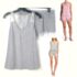 La blanca Women’s Sun In Sicily Shirred Band Hipster Bikini Bottom NWT Size 16