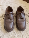 MARSELL italy brown leather derby shoes oxfords womens 37.5 US 7.5 luxury