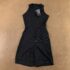 Prettylittlething Ribbed Racer Romper Playsuit Black Sleeveless Unitard 4 New