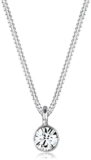 Elli Necklace Solitaire Crystal 925 Sterling Silver