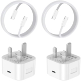 AAZV iPhone 15 Fast Charger Plug And Cable [MFi Certified],PD 20W USB C Charger With 6 FT USB C Cable 2 Pack, Compatible iPhone 15/15 Plus/15 Pro/15 Pro Max, iPad Pro/Air/Mini