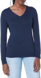 Amazon Essentials Women’s Classic-Fit Lightweight Long-Sleeve V-Neck Jumper (Available in Plus Size)