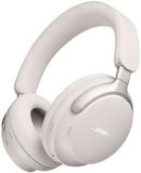 Bose QuietComfort Ultra Wireless Noise Cancelling Headphones with Spatial Audio, Over-the-Ear Headphones with Mic, Up to 24 Hours of Battery Life, White Smoke