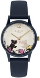 RADLEY Say It with Flowers Ladies Navy Silicone Strap Floral Kissing Dogs Watch RY2983