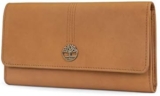 Timberland Women’s Leather RFID Flap Wallet Cluth Organizer, One Size
