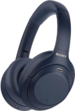 Sony WH-1000XM4 Noise Cancelling Wireless Headphones – 30 hours battery life – Over Ear style – Optimised for Alexa and Google Assistant – with built-in mic for phone calls – Midnight Blue