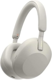 Sony WH-1000XM5 Noise Cancelling Wireless Headphones – 30 hours battery life – Over-ear style – Optimised for Alexa and the Google Assistant – with built-in mic for phone calls – Silver