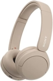 Sony WH-CH520 Wireless Bluetooth Headphones – up to 50 Hours Battery Life with Quick Charge, On-ear style – Beige