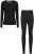 Mountain Warehouse Merino Womens Top & Pants Set – Cosy, Moisture Wicking & Quick Drying Ladies Baselayer Set – Best for Autumn, Camping, Outdoors, Travelling & Hiking