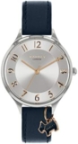 RADLEY Saxon Road Ladies Navy Leather Strap Two Tone Over Sized Numbers Watch RY2965