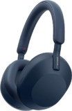 Sony WH-1000XM5 Noise Cancelling Wireless Headphones – 30 hours battery life – Around-ear style – Optimised for Alexa and the Google Assistant – with built-in mic for phone calls – Midnight Blue
