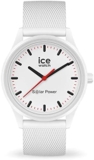 ICE-WATCH – Ice Solar Power Polar Mesh – Men’s (Unisex) Wristwatch With Silicon Strap – 018390 (Medium)