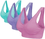 Blu Apparel Multipack Seamless Comfort Bras for Everyday Wear Non Padded No Underwire Maternity Sleep Bra